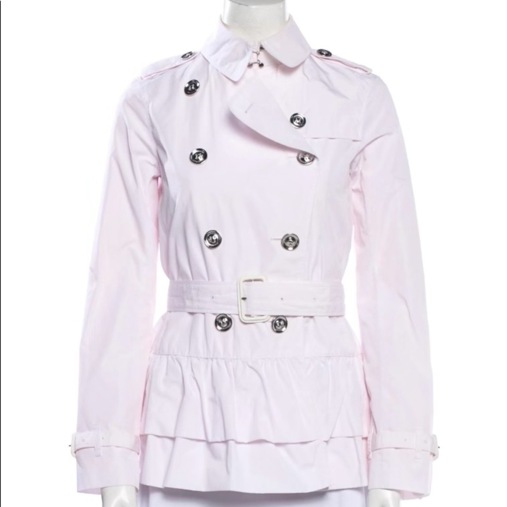 Ice Pink Burberry Jacket Size 4